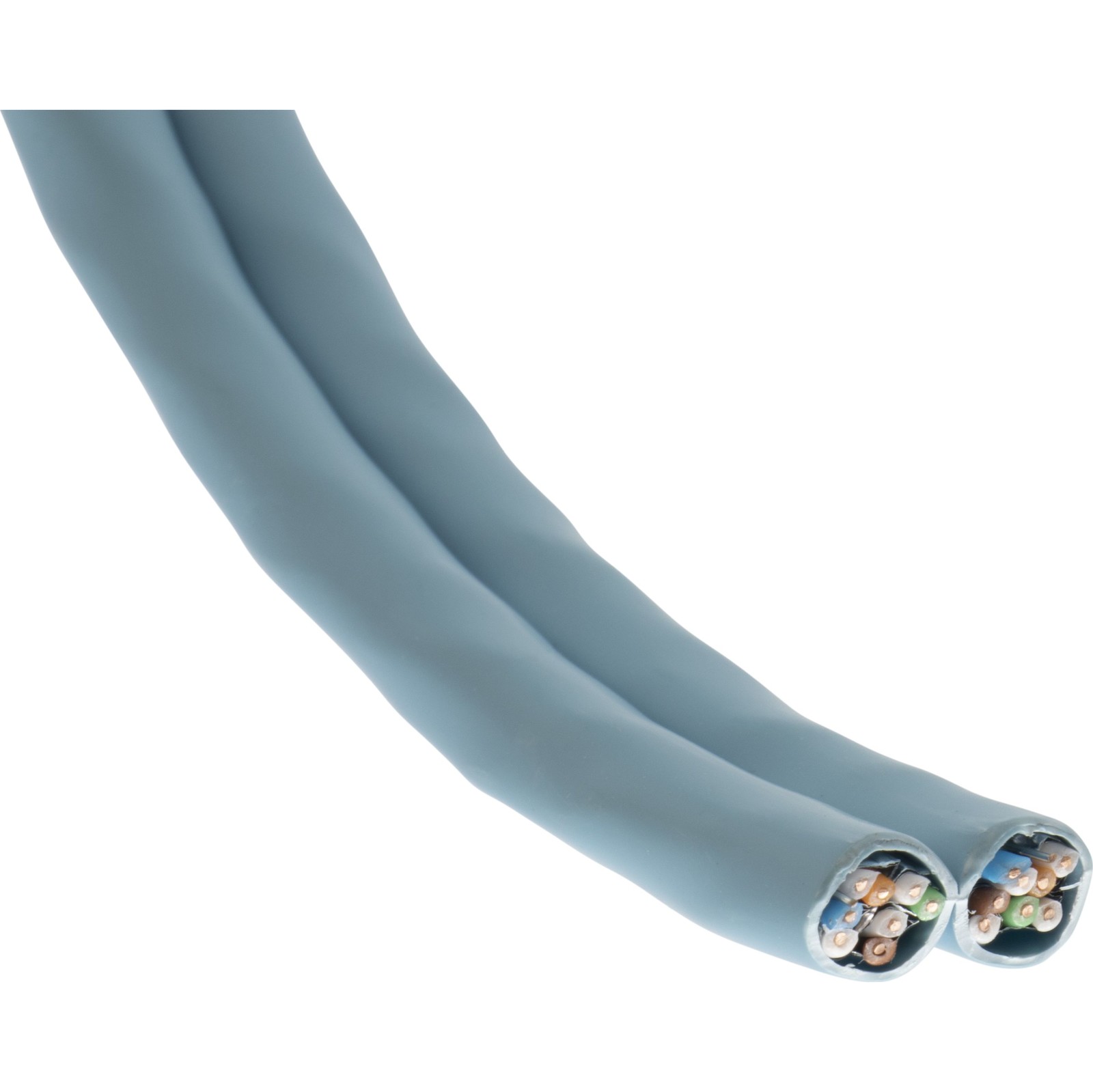 Excel Networking Excel Dual Cat6A Cable U/FTPLSOH Dca 500 m Reel Ice Blue