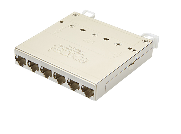 Excel Networking Excel CAT6A - 6 Port Screened ExpressNet Module