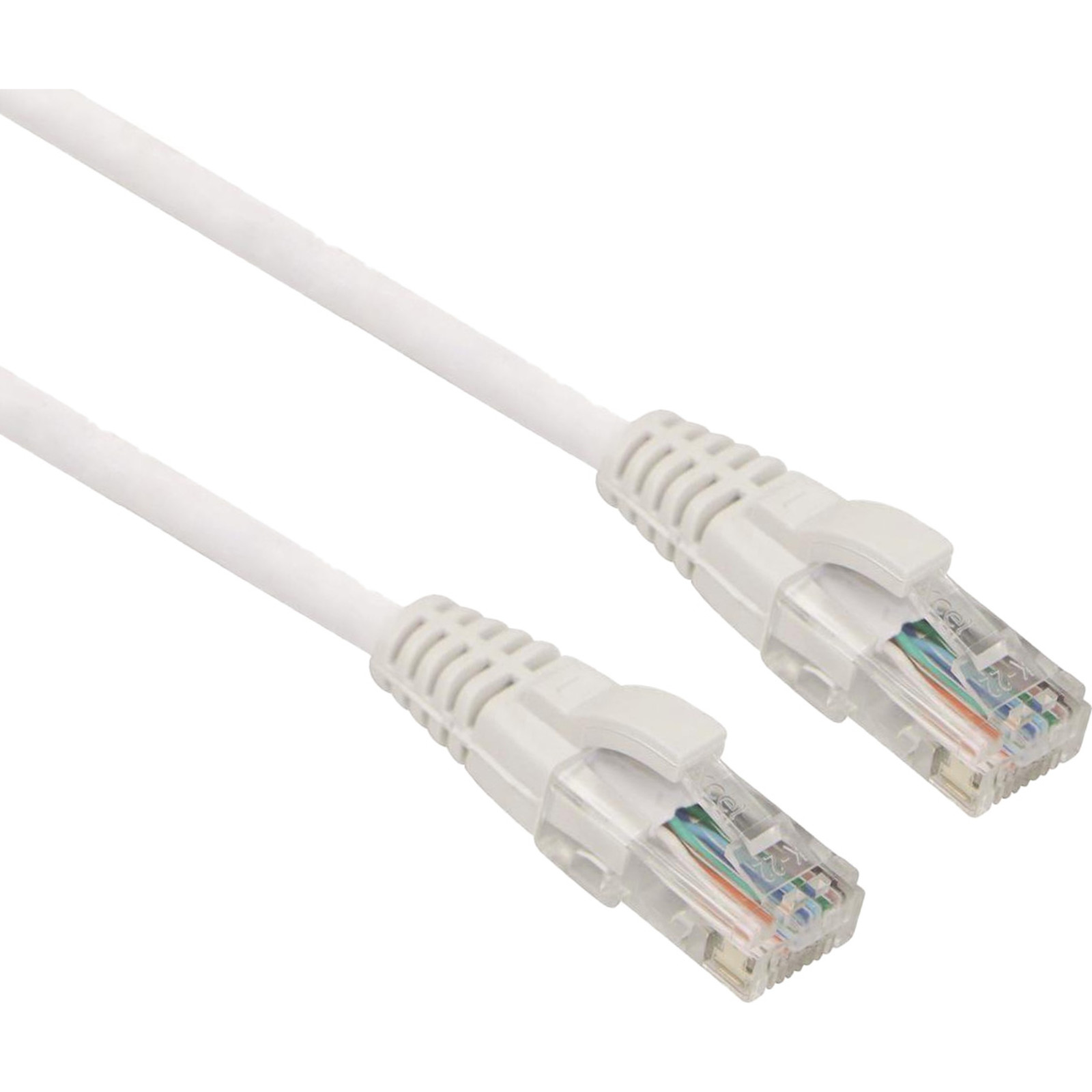 Excel Networking Excel Category 6 Patch Lead U/UTP Unshielded LS0H Blade Booted 2m - White