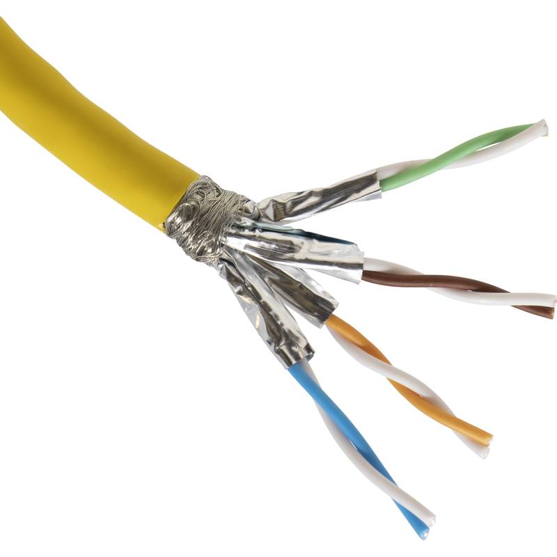 Excel Networking Excel CAT7A S/FTP 1000Mhz cable LSOH 500m yellow