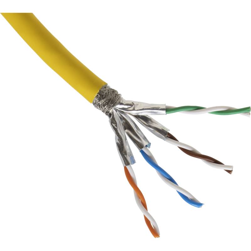 Excel Networking Excel CAT7A+ S/FTP 1200Mhz cable LSOH 500m yellow