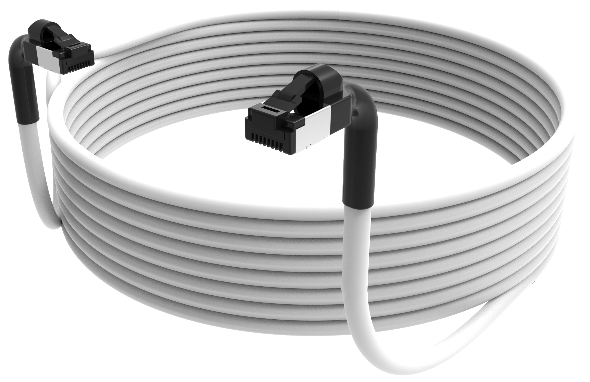  Flex-Boot Bendable Cat6A U/UTP slim 3.6mm valkoinen 0.5m