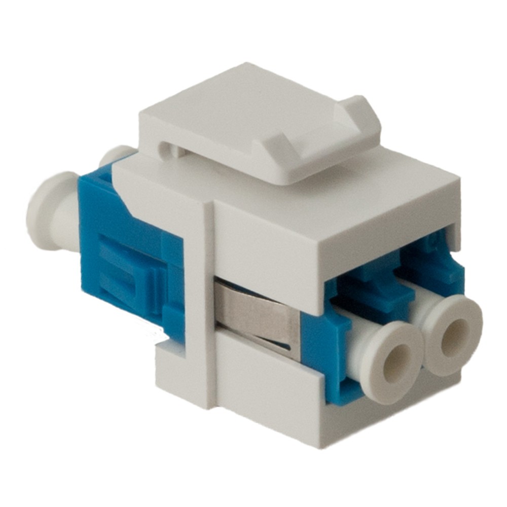 BCC Solutions LC/UPC Duplex adaptori Keystone size sininen