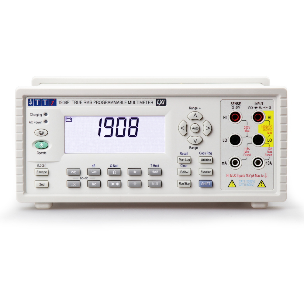 Aim-TTi 5.5 digit dual measurement DMM USB/RS232/LAN/LXI option GPIB