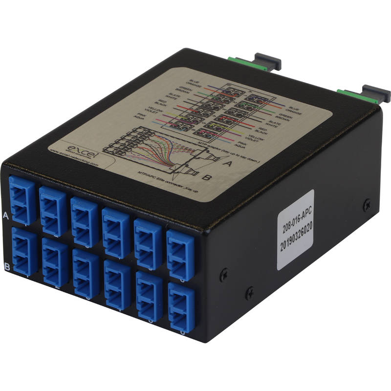 Excel Networking Excel OS2 MTP fibre cassette 12 Duplex LC-24core