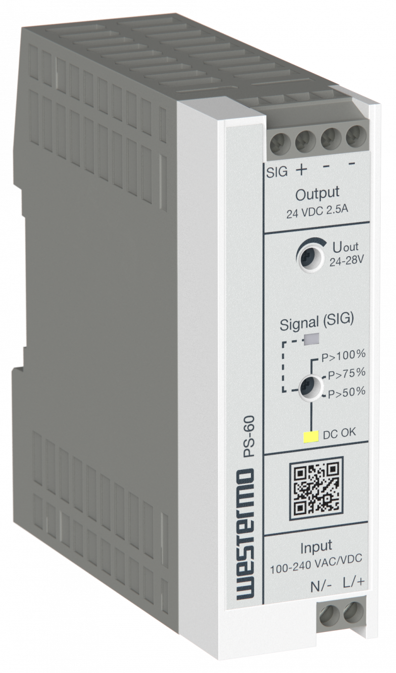Westermo Westermo PS60 DC-power supply DIN-kiinnike