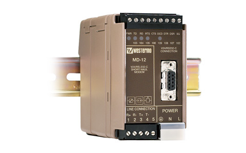 Westermo Westermo MD-12 Short-haul modem, point-to-point, DC DIN model, 12–36 VDC