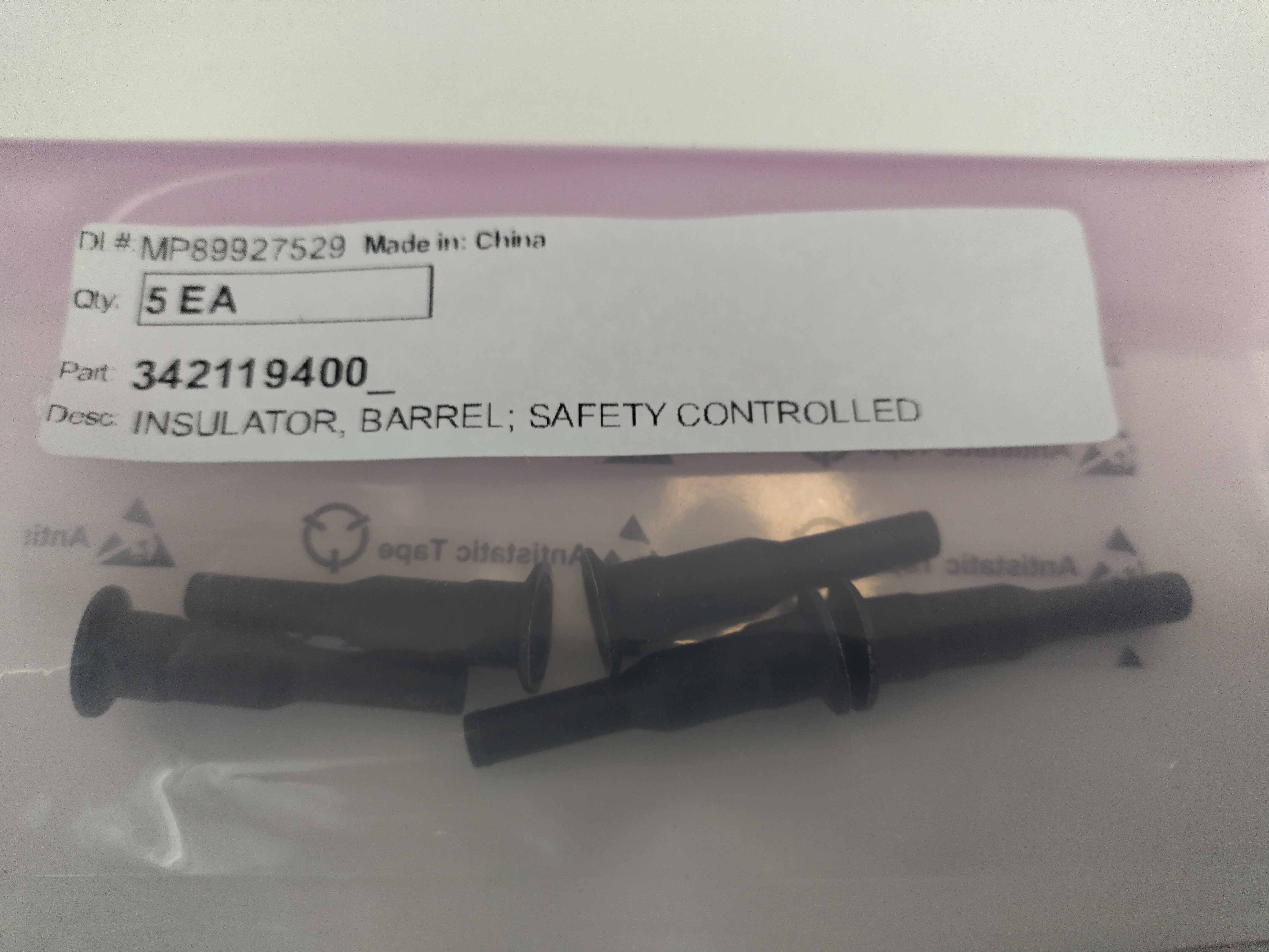 Tektronix INSULATOR, BARREL; SAFETY CONTROLLED