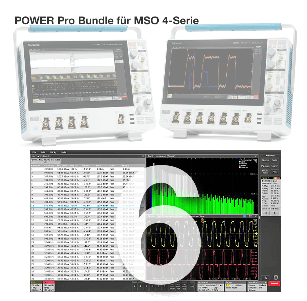 Tektronix License, Software Bundle, Pro Power Bundle for 4 Series MSO for 1 Year, Node Loc