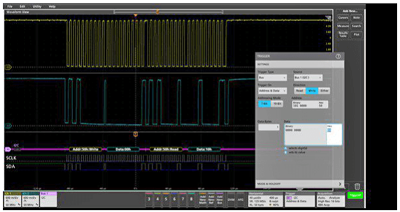 Tektronix Embedded serial triggering andanalysis   Installed Option