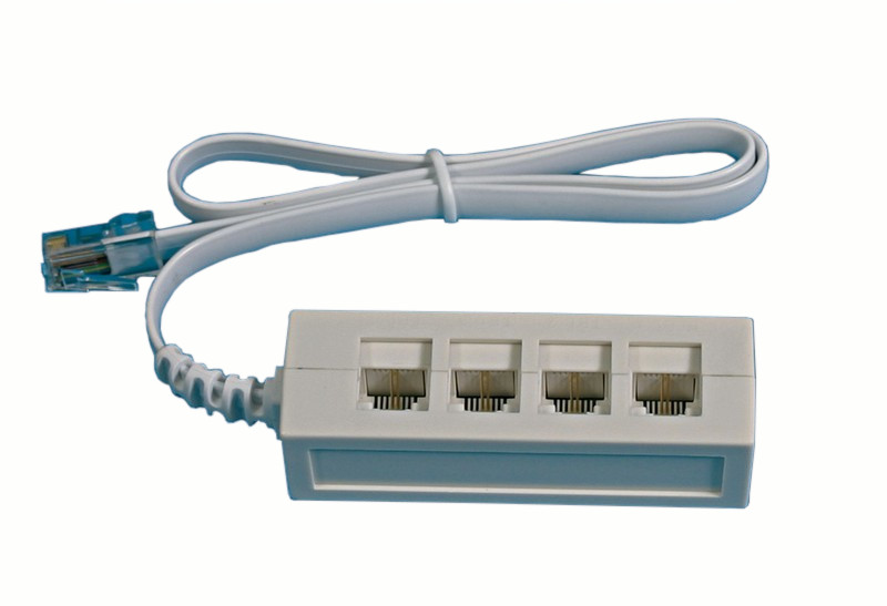 BCC Solutions Modularhaaroitin RJ45 uros ja 4x RJ11 naaras