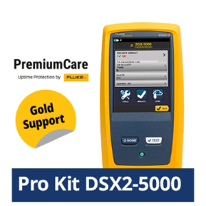 Fluke Networks DSX2-5000/GLD INT PRO KIT  DSX CABLEANALYZER 1 YR GOLD