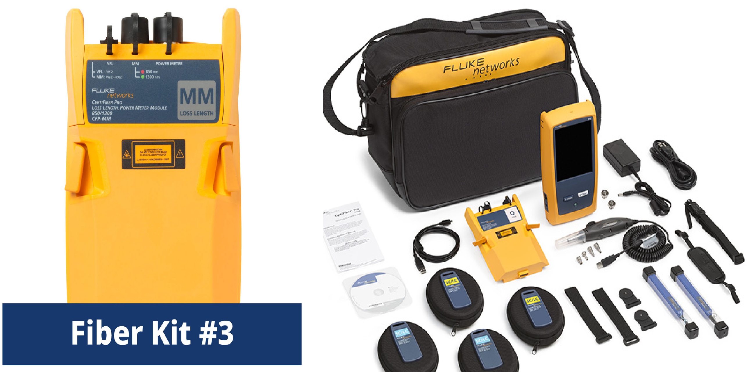 Fluke Networks OFP2-100QI/GLD/T  OPTIFIBER PRO QUAD OTDR 