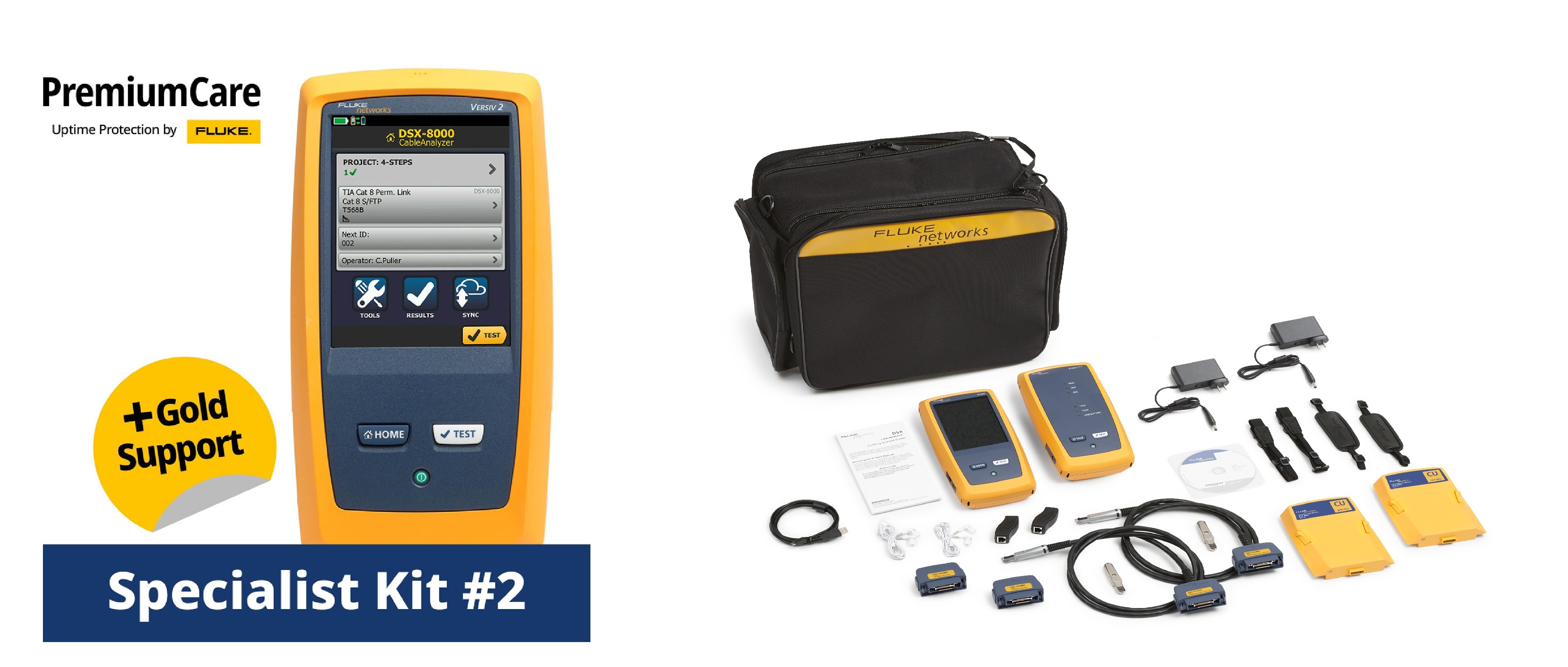 Fluke Networks CFP2-100-Q  Tehomittapari SM+MM