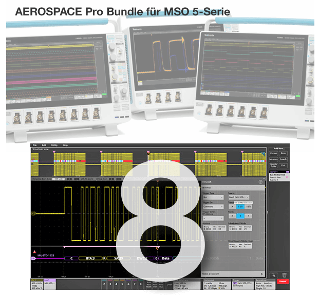 Tektronix License, Software Bundle, Pro Mil-Gov Bundle for 5 Series MSO for 1 Year, Node L