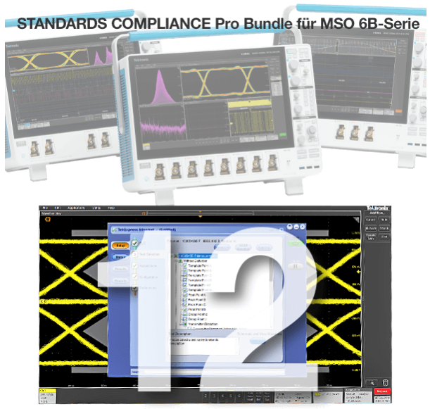 Tektronix License, Software Bundle, Pro AutomatedCompliance Testing Bundle for 6 Series M