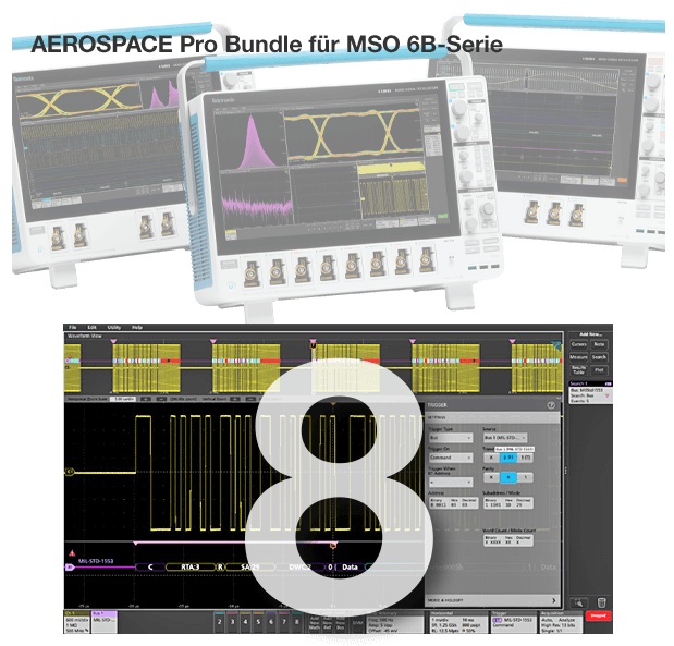 Tektronix License, Software Bundle, Pro Mil-Gov Bundle for 6 Series MSO for 1 Year, Node L