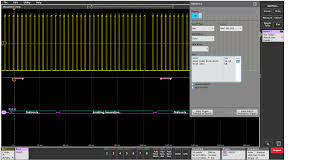 Tektronix Installed Option, Computer serial triggering and analysis