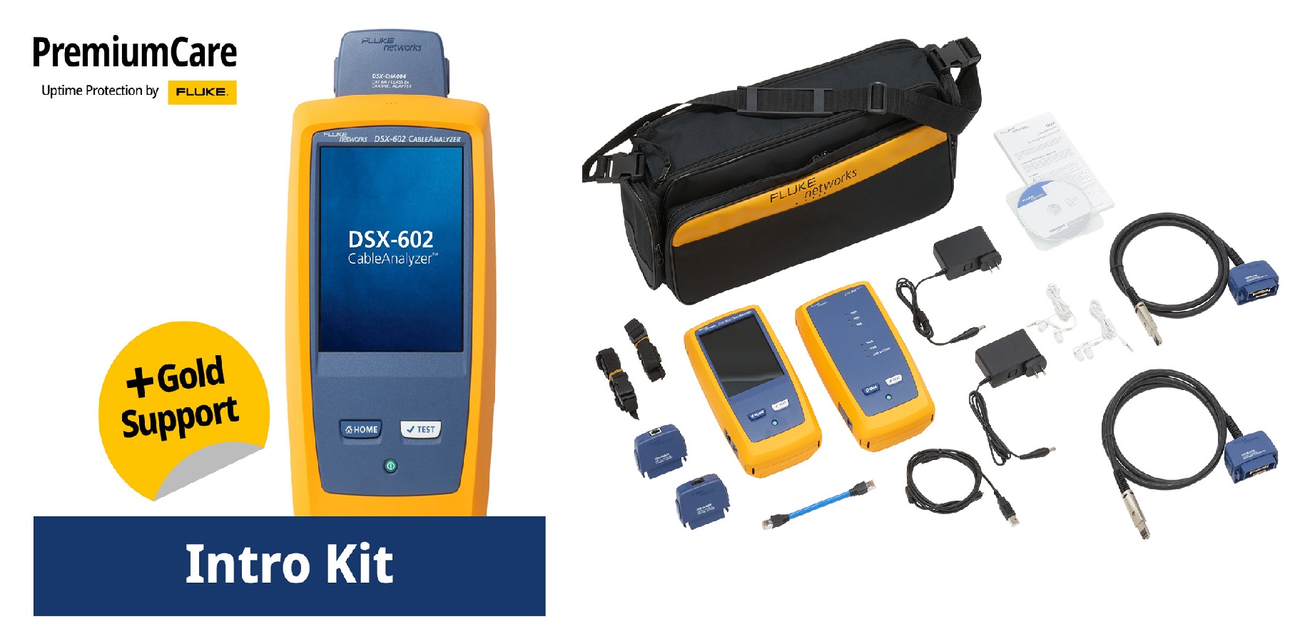 Fluke Networks DSX-602-PRO & Gold DSX CABLEANALYZER 1Y GOLD 