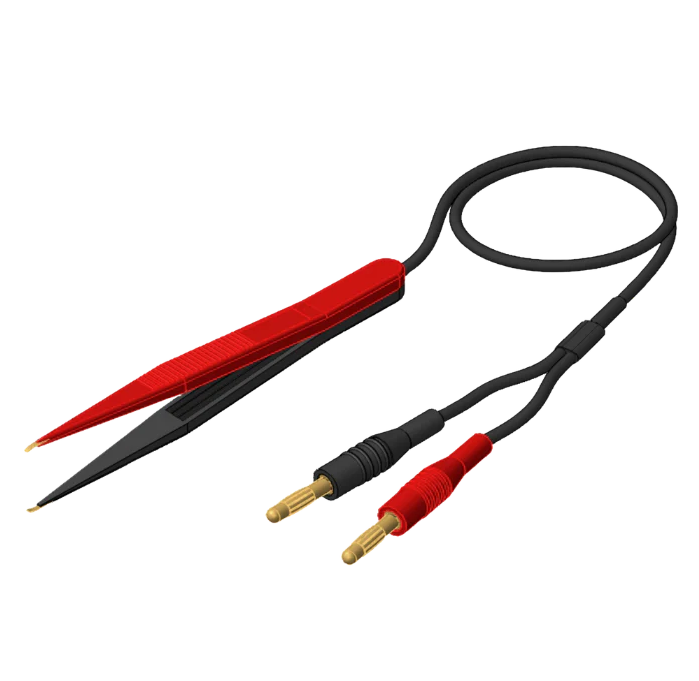 PMK Test Tweezer TW 120 BAN SMD  with gold-plated 4 mm plugs