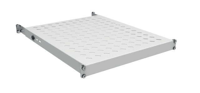 BCC Solutions 19' 1U Shelf, Fixed, 550-650mmgrey max. load 120kg