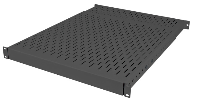 BCC Solutions 19" 1U Heavy-Duty Shelf, Depth 500-900 mm, Cab.-D. 800-1000, 150 kg