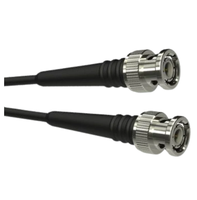PMK 50 ohm cable, 2 x BNC-plug RG 58, 1,00 m