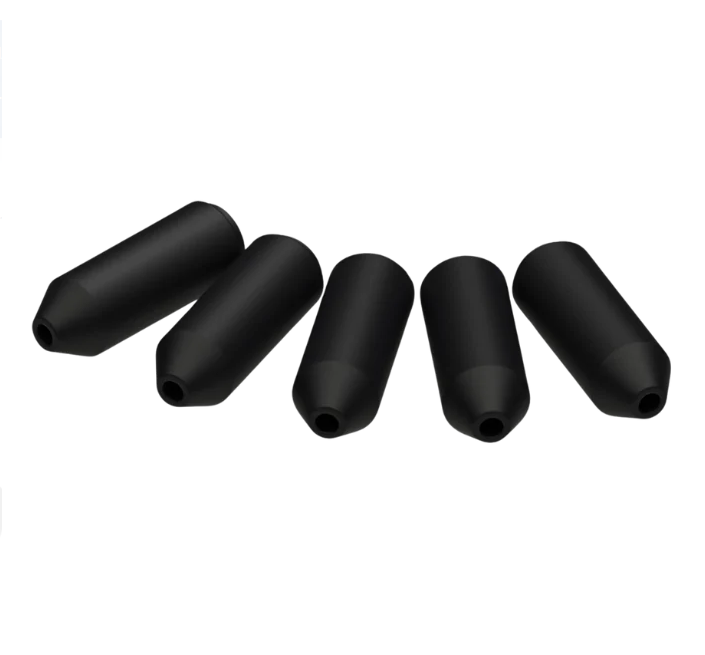 PMK Set 5 Insulating caps 2.5 black