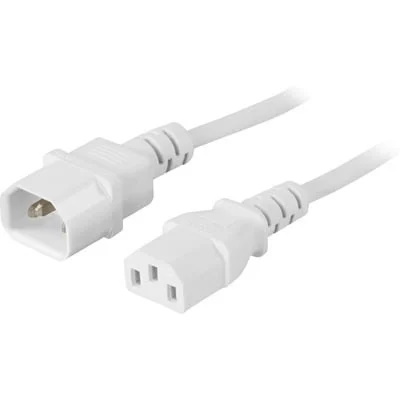 BCC Solutions IEC C14 - IEC C15 1.5m White 10 Amp