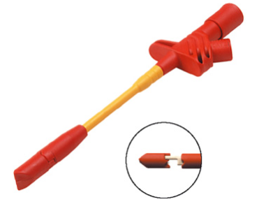 PMK Safety clamp-type test probe with splittest clamp (red)