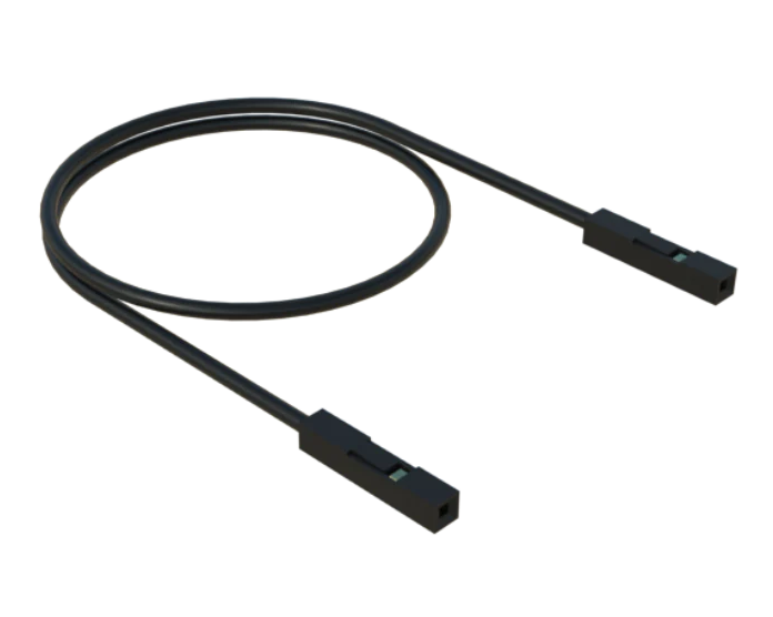 PMK Measuring lead 0.64 / 0.64 mm socket, 25 cm (black)