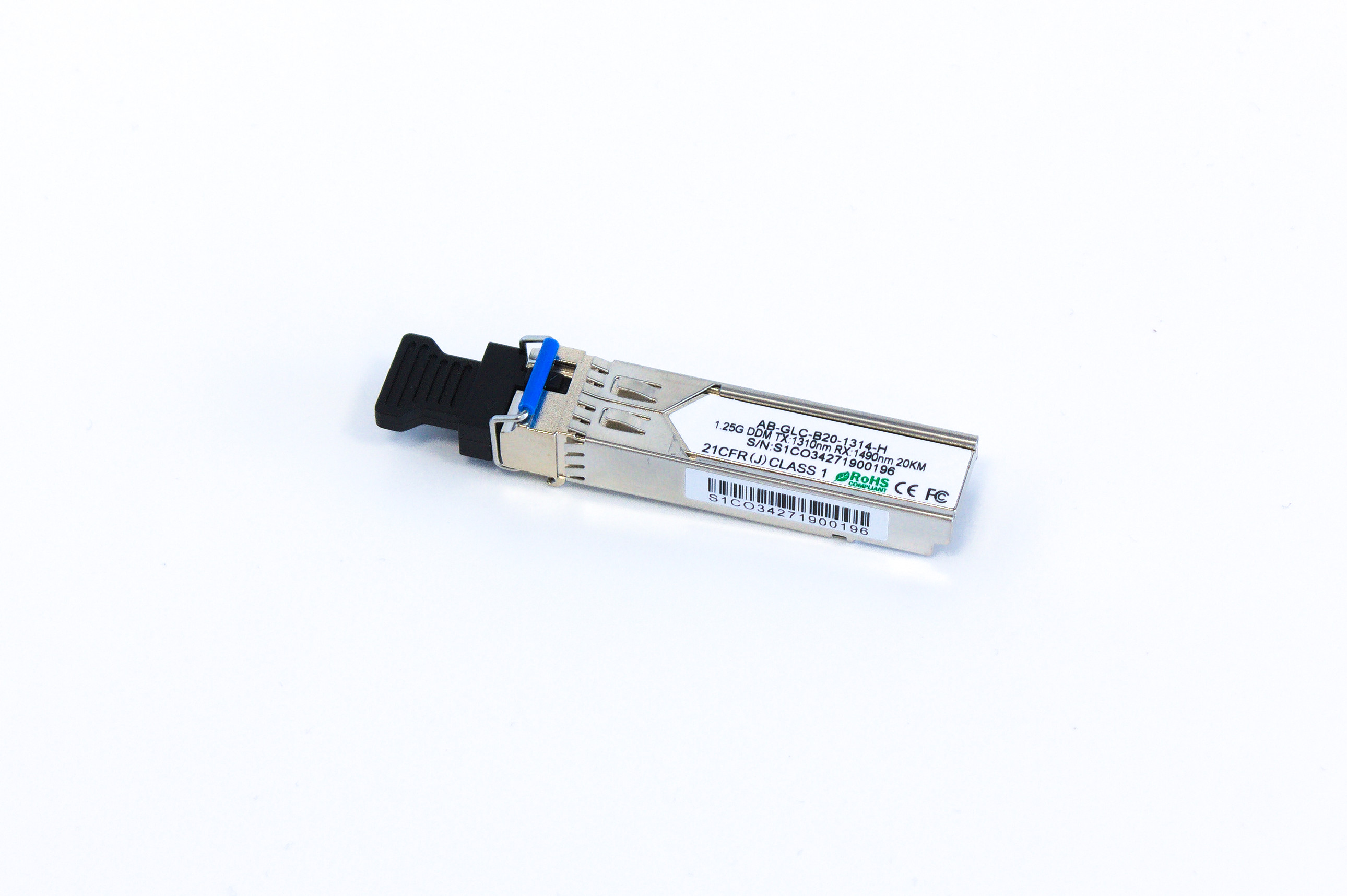BCC Solutions 1.25G BX-U BIDI SFP tx: 1310nm rx: 1490nm 20km for HP