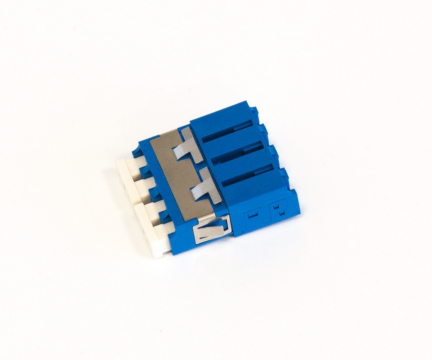 BCC Solutions LC Quad adapteri OS2 SININEN sisäisillä pölyluukuilla