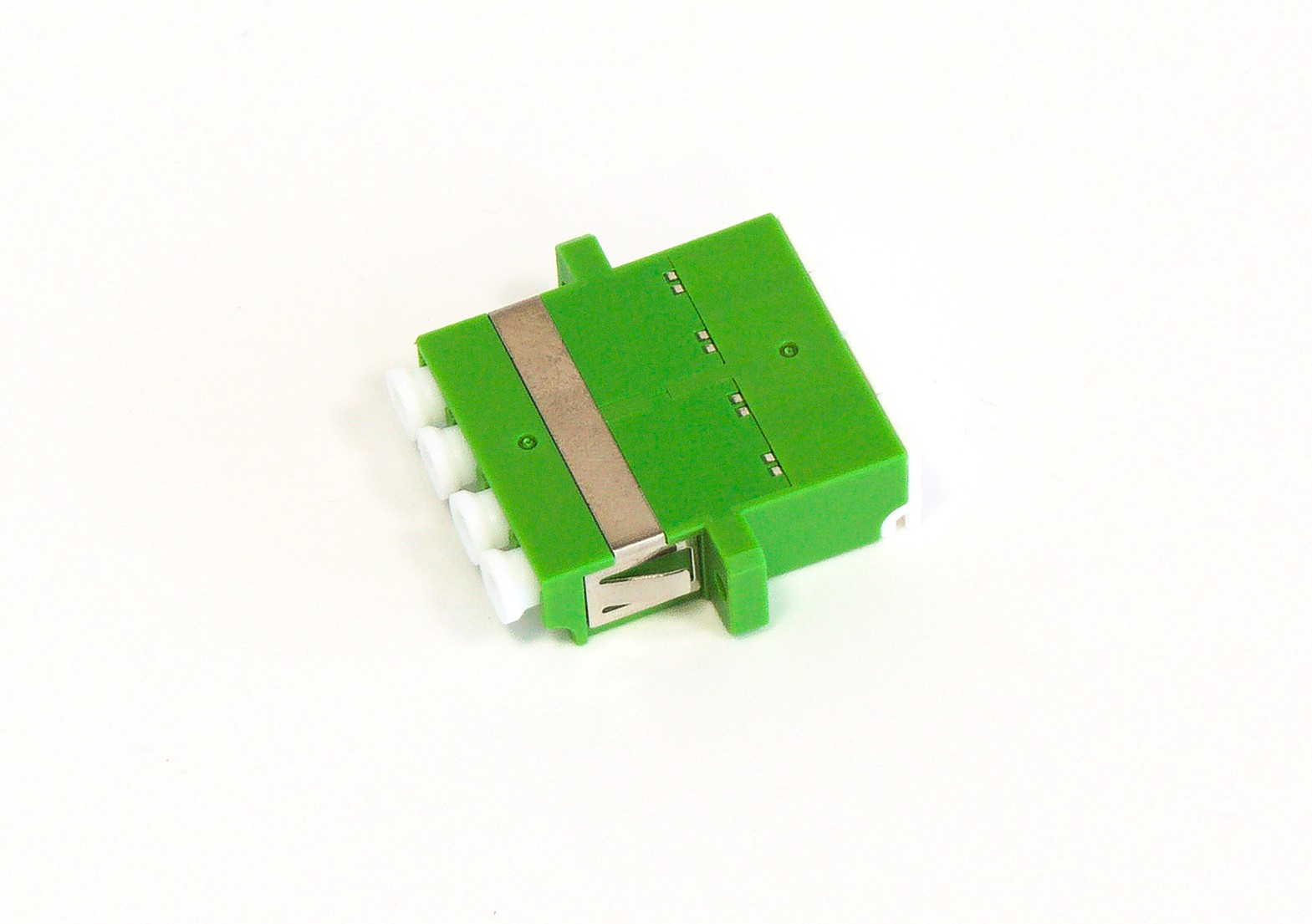 BCC Solutions LC/APC Quad adapteri OS2 VIHREÄ sisäisillä pölyluukuilla