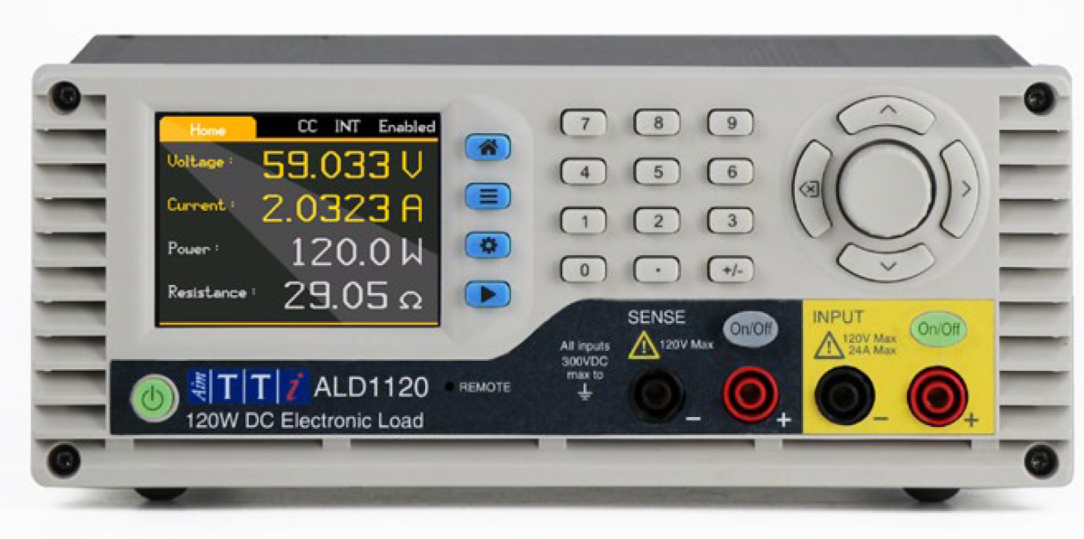 Aim-TTi DC Electronic Load 120 V 24 A 120 W
