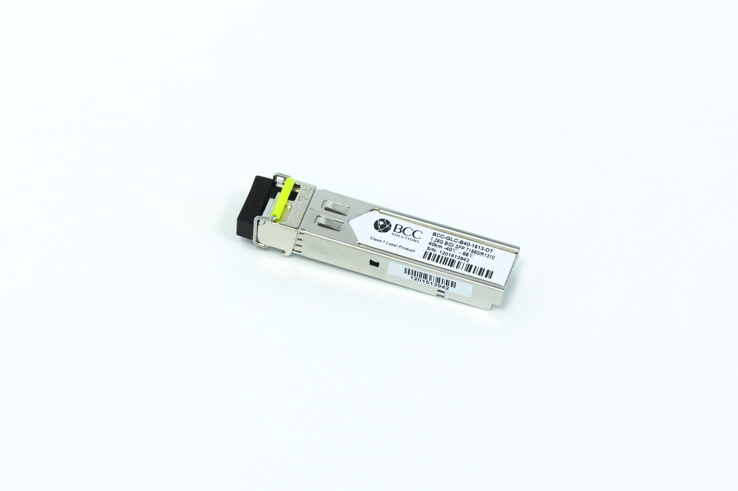 BCC Solutions 1.25G BX-D BIDI SFP tx: 1550nm rx: 1310nm 40km Ind. Temp.