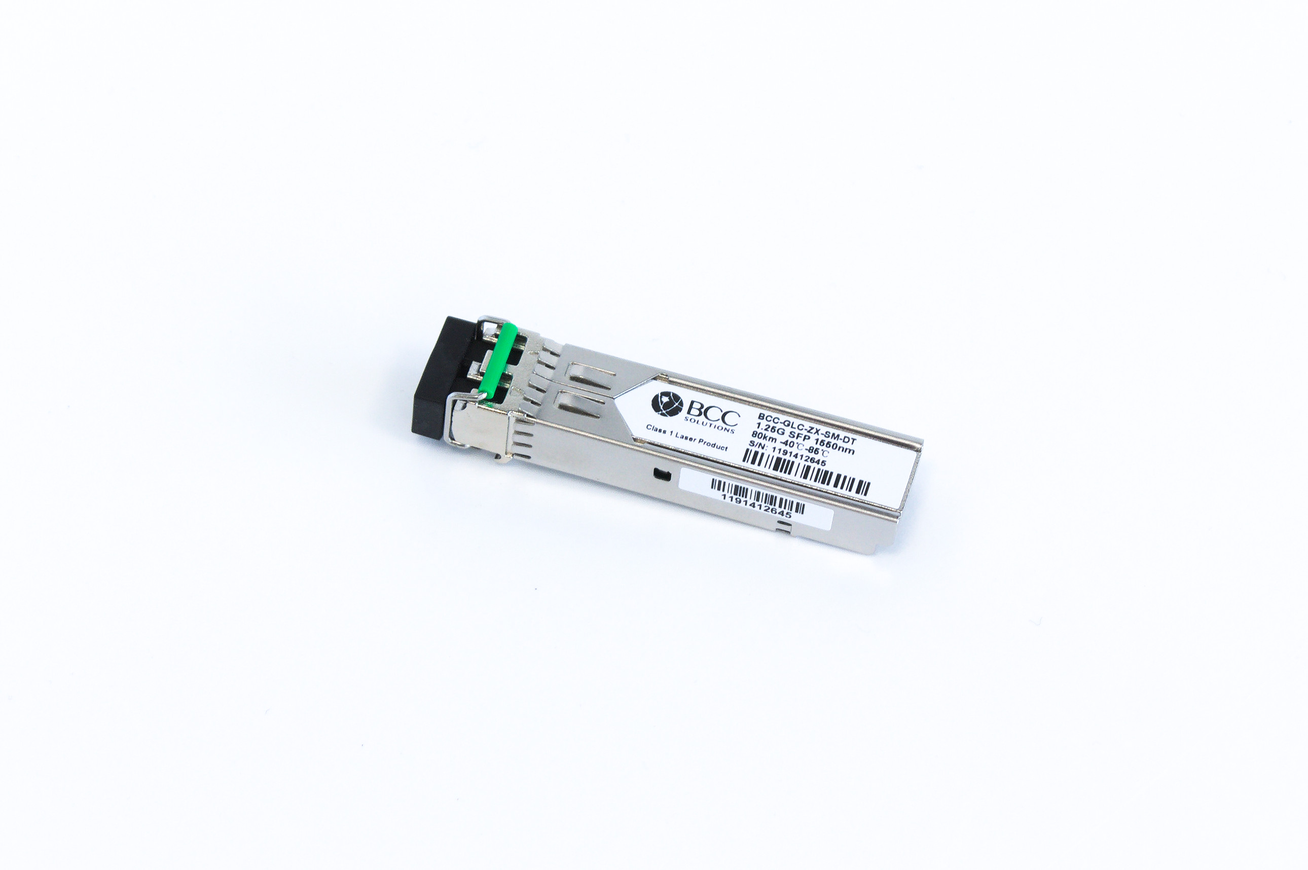 BCC Solutions 1.25G SFP ZX 1550nm 80km Ind. Temp.