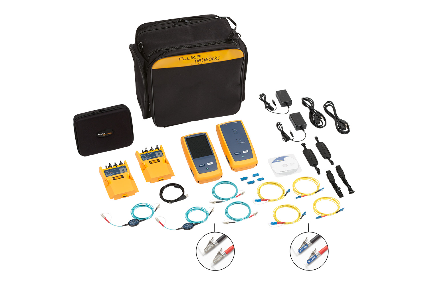 Fluke Networks CertiFiber Pro Wi-Fi enabledw/ Versiv2 Main & Remote + 