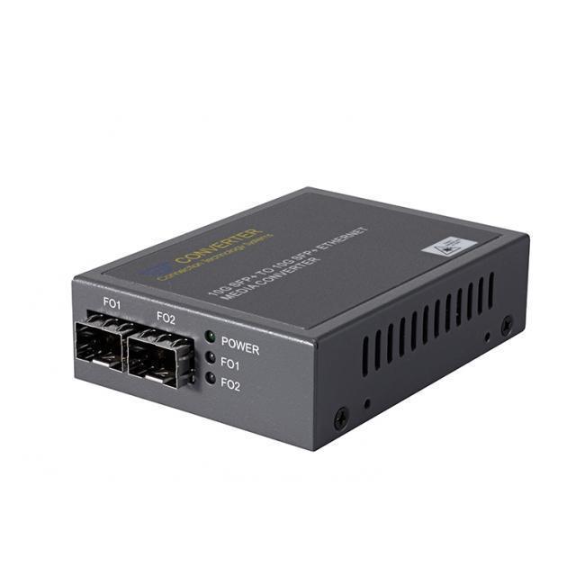 BCC Solutions 10GBase-R Fiber Optics 10G SFP+ to 10G SFP+ Standalone Media Converter