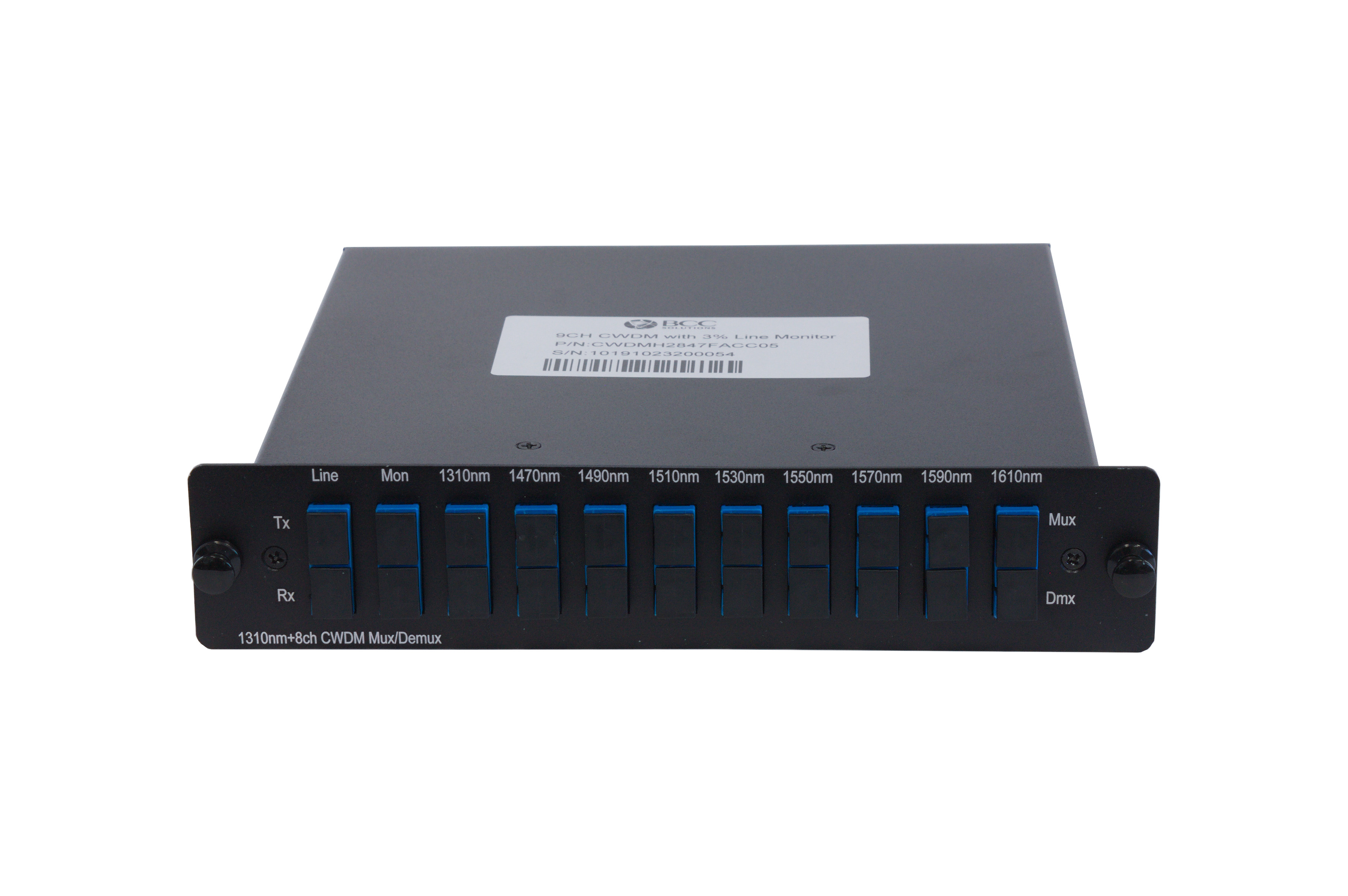 BCC Solutions CWDM Mux/Demux 8 + 1ch + 3%Monitor