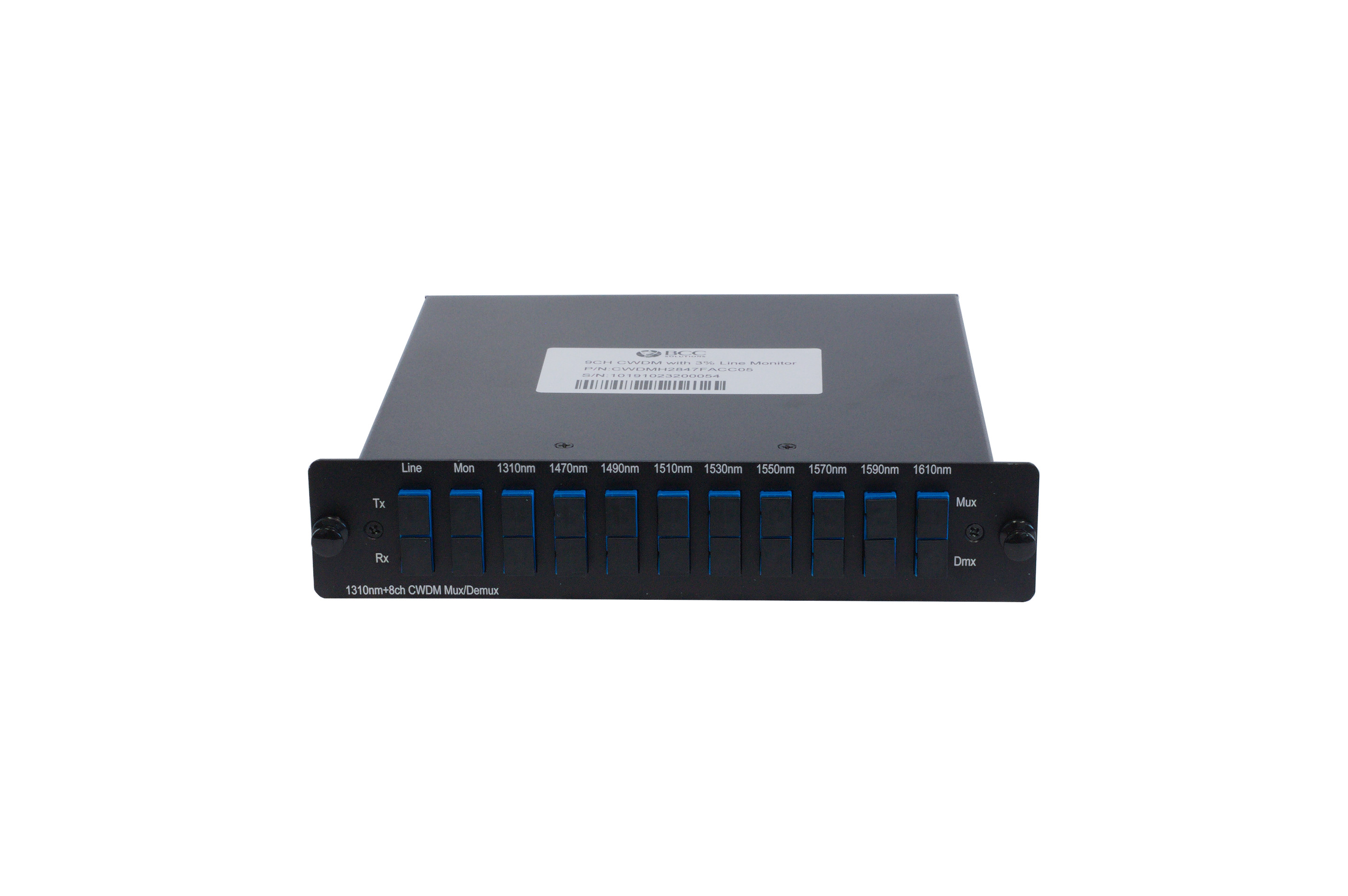 BCC Solutions CWDM Mux/Demux 8 + 1ch + 3%Monitor