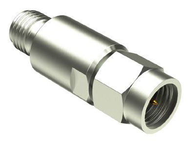 PMK 50 ohm SMA DC blocker, SMA plug to SMA socket, 0.01 - 18GHz