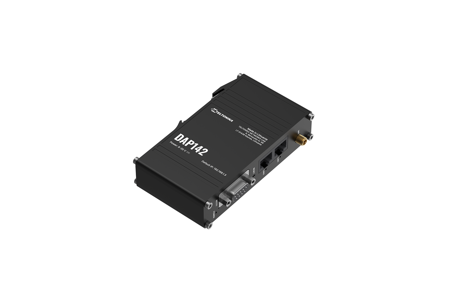 Teltonika Industrial wireless access point, RS-232, Wi-Fi 4, 2xRJ4