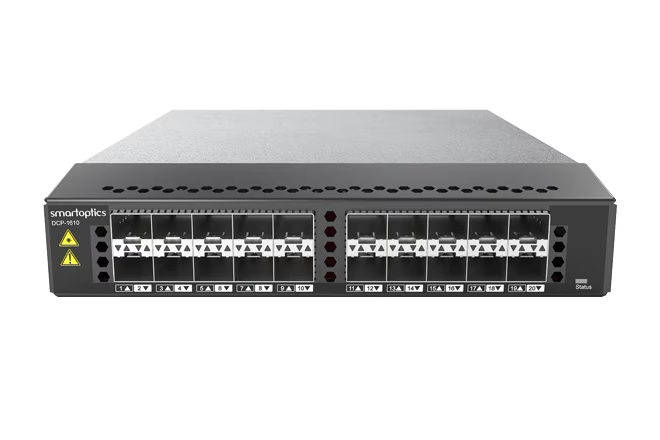 Smartoptics 10xMultirate Transponder 1RU1GbE to 16G FC SFP/SFP+