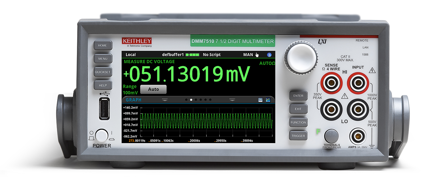 Tektronix 7 1/2-Digit Graphical Sampling Multimeter