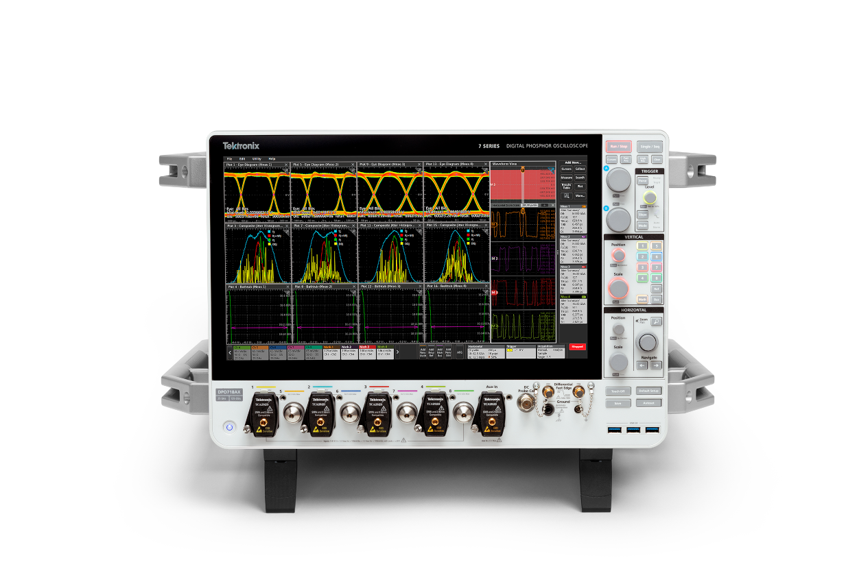 Tektronix 7 Series Digital Phosphor Oscilloscope, 8 Channels, 125 GS/s