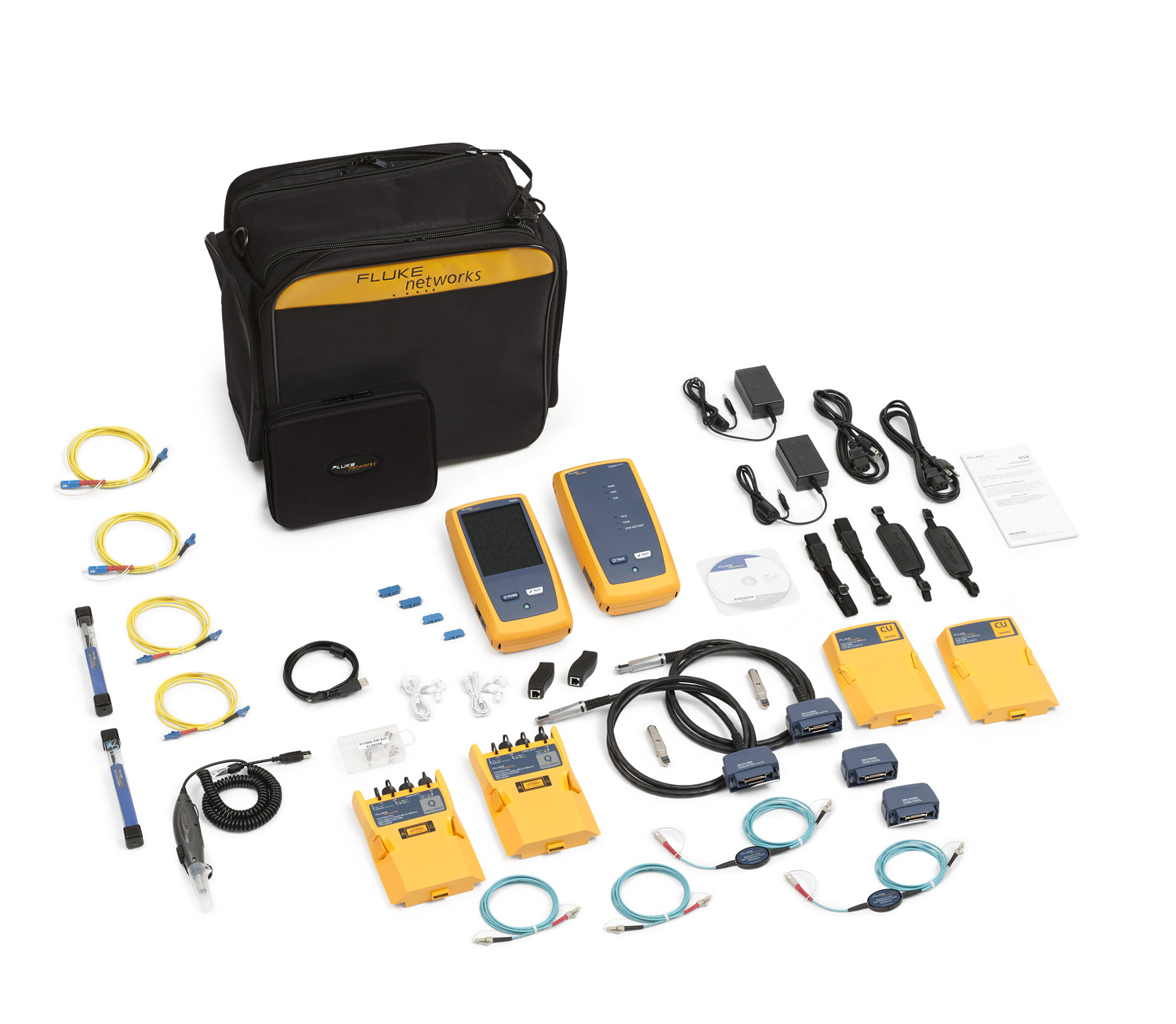 Fluke Networks 1 GHz DSX2-5000CableAnalyzer + CertiFiber 