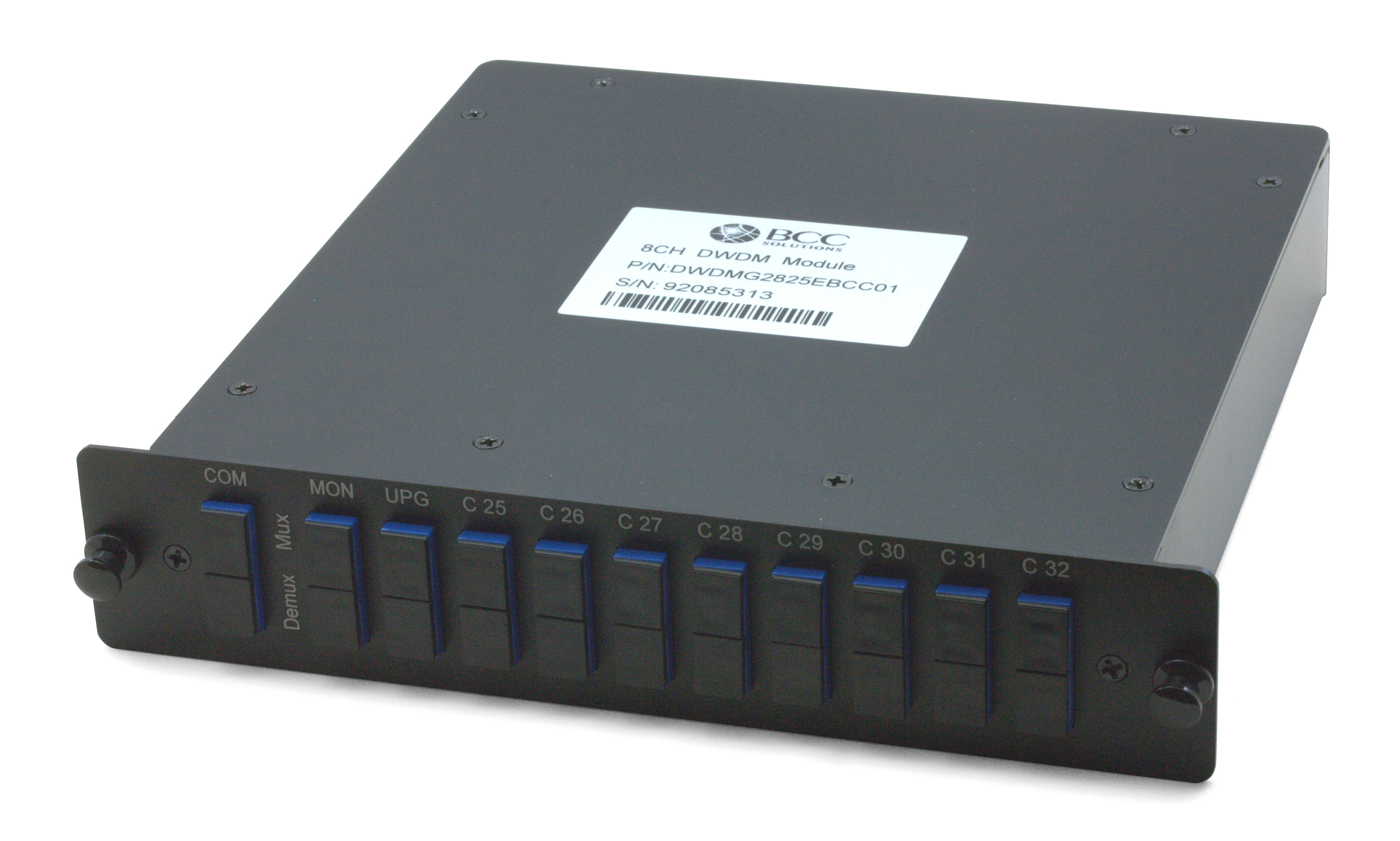 BCC Solutions 8-ch DWDM Mux/DeMux ch29-36 w/ 2% monitor + extention port