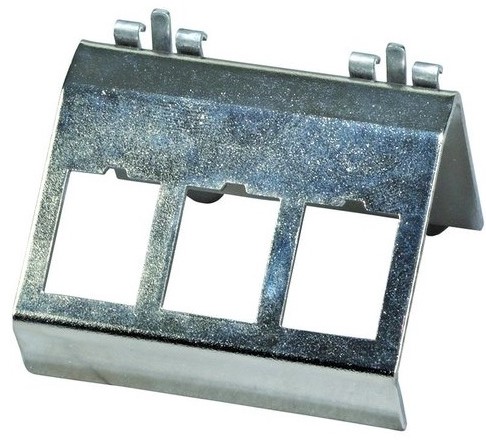 BCC Solutions Stainless Steel DIN-Rail Adapter for 3 xKeystone