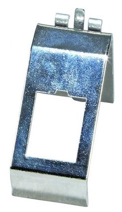 BCC Solutions Stainless Steel DIN-Rail Adapter for 1 xKeystone